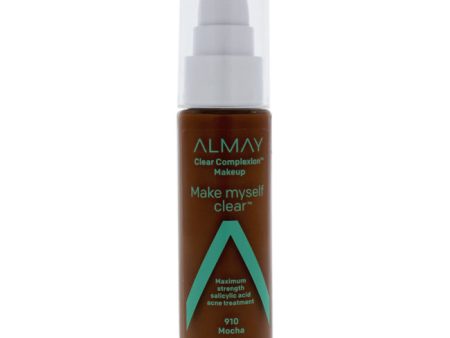 Almay Clear Complexion Makeup - 910 Mocha by Almay for Women - 1 oz Foundation Online now