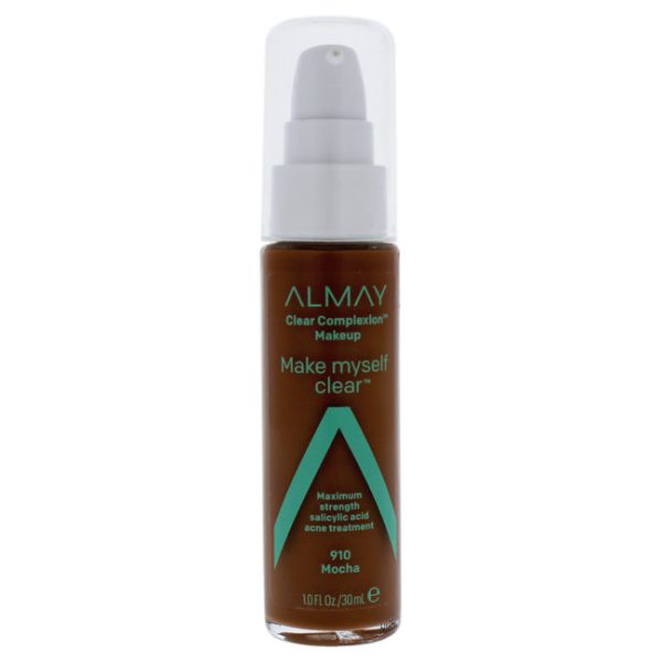 Almay Clear Complexion Makeup - 910 Mocha by Almay for Women - 1 oz Foundation Online now