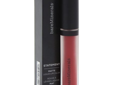 bareMinerals Statement Matte Liquid Lipcolor - Naughty by bareMinerals for Women - 0.13 oz Lipstick Supply