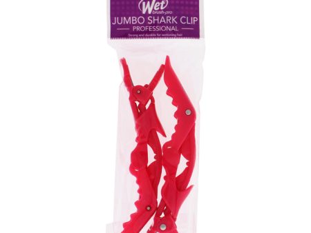 Wet Brush Jumbo Shark Clips - Pink by Wet Brush for Unisex - 2 Pc Hair Clips Discount