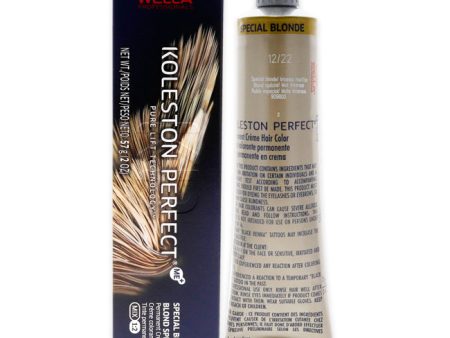 Wella Koleston Perfect Permanent Creme Hair Color - 12 22 Special Blonde-Intense Matte by Wella for Unisex - 2 oz Hair Color Online now