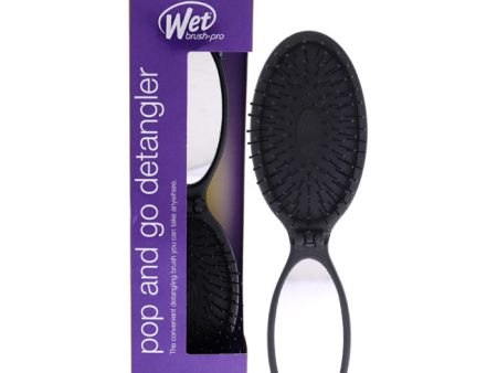 Wet Brush Pro Pop and Go Detangler Brush - Black by Wet Brush for Unisex - 1 Pc Hair Brush Online now