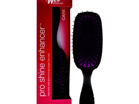 Wet Brush Pro Detangler Shine Enhancer Brush - Black by Wet Brush for Unisex - 1 Pc Hair Brush Supply