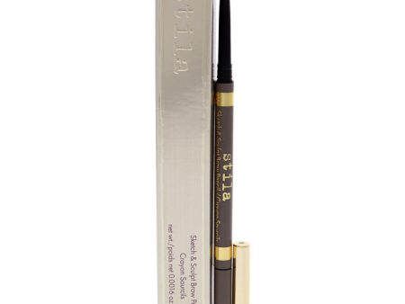 Stila Sketch And Sculpt Brow Pencil - Medium by Stila for Women - 0.0016 oz Eyebrow Pencil Sale