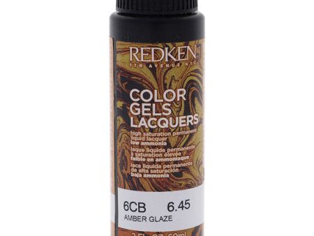 Redken Color Gels Lacquers Haircolor - 6CB Amber Glaze by Redken for Unisex - 2 oz Hair Color Sale