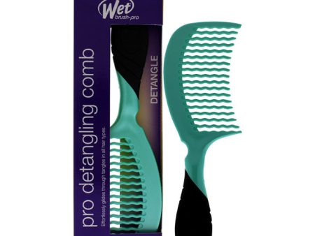 Wet Brush Pro Detangling Comb - Purist Blue by Wet Brush for Unisex - 1 Pc Comb Online now