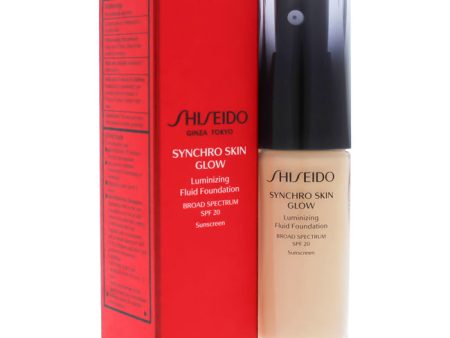 Shiseido Synchro Skin Glow Luminizing Fluid Foundation SPF 20 - 02 Neutral by Shiseido for Women - 1 oz Foundation Hot on Sale