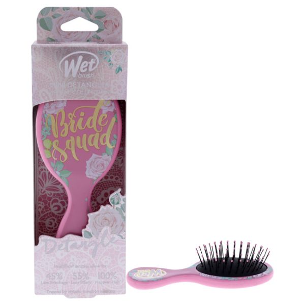 Wet Brush Mini Detangler Bridal Brush - Bride Squad Pink by Wet Brush for Women - 1 Pc Hair Brush Discount