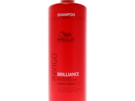 Wella Invigo Brilliance Shampoo For Normal Hair by Wella for Unisex - 33.8 oz Shampoo For Cheap