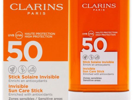 Clarins Invisible Sun Care Stick SPF 50 by Clarins for Unisex - 0.6 oz Sunscreen on Sale