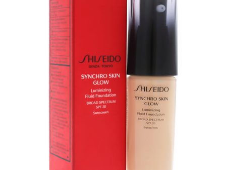 Shiseido Synchro Skin Glow Luminizing Fluid Foundation SPF 20 - 03 Neutral by Shiseido for Women - 1 oz Foundation on Sale