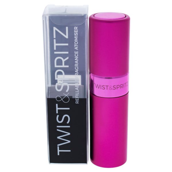 Twist and Spritz Twist and Spritz Atomiser - Hot Pink by Twist and Spritz for Women - 8 ml Refillable Spray (Empty) For Cheap