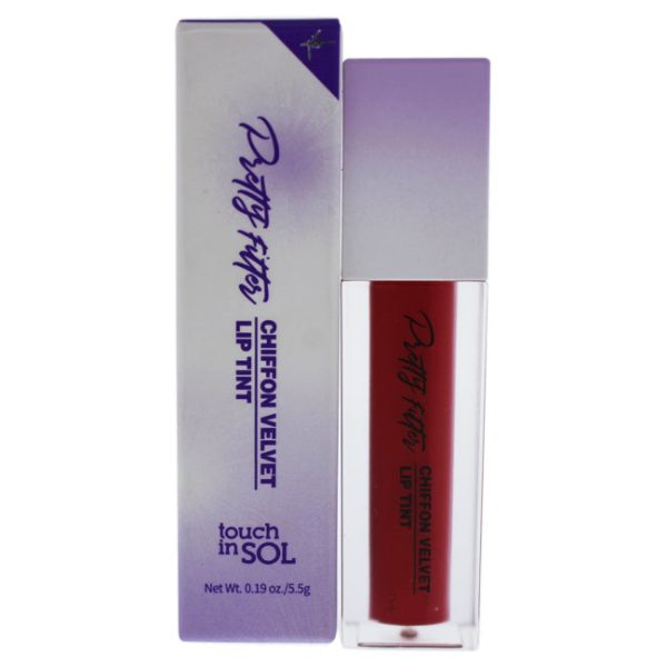 Touch In Sol Pretty Filter Chiffon Velvet Lip Tint - 3 Dusty Rose by Touch In Sol for Women - 0.19 oz Lipstick Hot on Sale