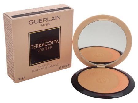 Guerlain Terracotta Joli Teint Natural Healthy Glow Powder Duo - # 03 Natural-Brunettes by Guerlain for Women - 0.35 oz Powder Supply