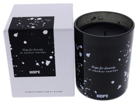 Agonist Hope for Diversity by Agonist for Unisex - 8.46 oz Candle Hot on Sale