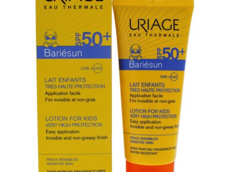 Uriage Bariesun Milk Lotion For Kids SPF 50 by Uriage for Kids - 3.4 oz Sunscreen For Cheap