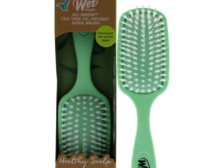 Wet Brush Go Green Oil Infused Shine Brush - Tea Tree by Wet Brush for Unisex - 1 Pc Hair Brush Online now