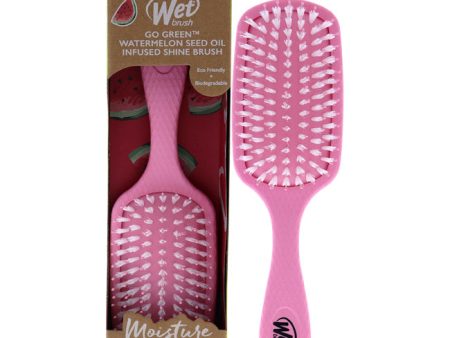 Wet Brush Go Green Oil Infused Shine Brush - Watermelon Seed Oil by Wet Brush for Unisex - 1 Pc Hair Brush Sale