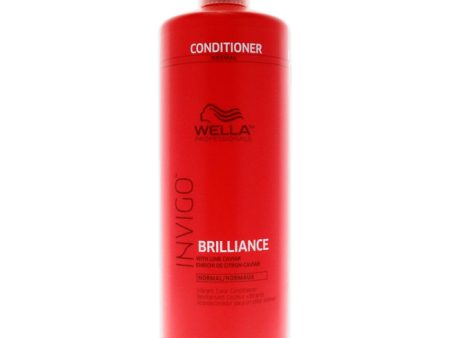 Wella Invigo Brilliance Conditioner For Normal Hair by Wella for Unisex - 33.8 oz Conditioner Fashion