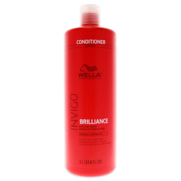 Wella Invigo Brilliance Conditioner For Normal Hair by Wella for Unisex - 33.8 oz Conditioner Fashion