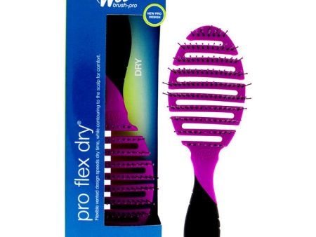 Wet Brush Pro Flex Dry Brush - Purple by Wet Brush for Unisex - 1 Pc Hair Brush Hot on Sale