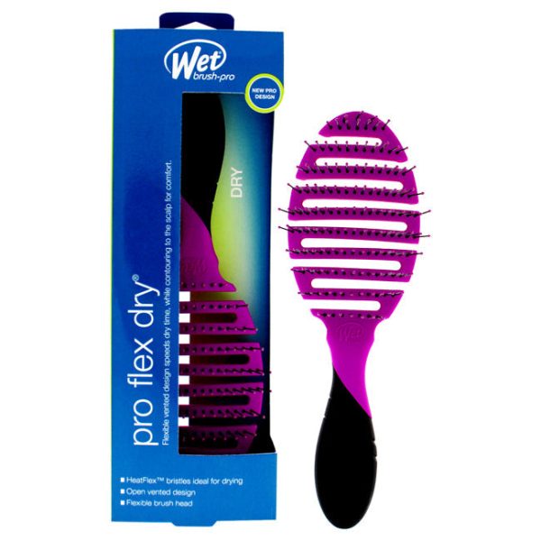 Wet Brush Pro Flex Dry Brush - Purple by Wet Brush for Unisex - 1 Pc Hair Brush Hot on Sale