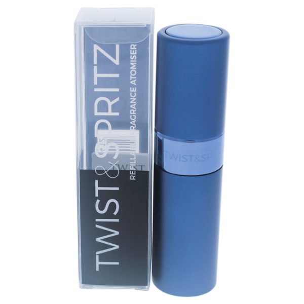 Twist and Spritz Twist and Spritz Atomiser - Blue by Twist and Spritz for Women - 8 ml Refillable Spray (Empty) For Sale