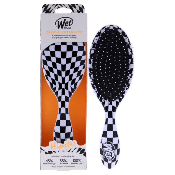 Wet Brush Original Detangler Brush - Hipster Checkers by Wet Brush for Unisex - 1 Pc Hair Brush Cheap