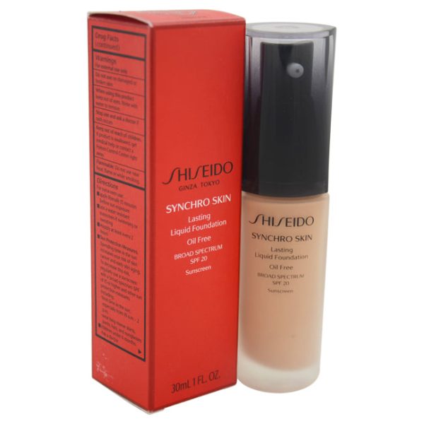 Shiseido Synchro Skin Lasting Liquid Foundation SPF 20 - # 4 Neutral by Shiseido for Women - 1 oz Foundation Cheap