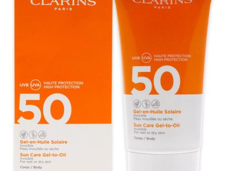 Clarins Sun Care Gel-to-Oil SPF 50 by Clarins for Unisex - 5.3 oz Sunscreen Online