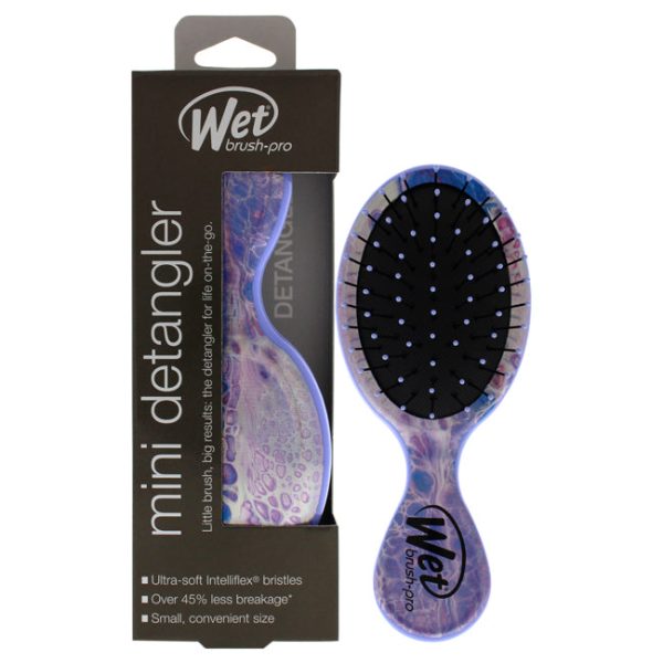 Wet Brush Pro Mini Detangler Fantastic Voyage Brush - Liquid Clouds by Wet Brush for Unisex - 1 Pc Hair Brush Online Hot Sale