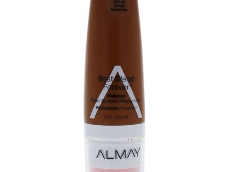 Almay Best Blend Forever Makeup SPF 40 - 190 Caramel by Almay for Women - 1 oz Foundation on Sale