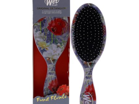 Wet Brush Original Detangler Forest Florals Brush - Grey Poppies by Wet Brush for Unisex - 1 Pc Hair Brush Discount