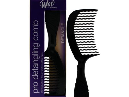 Wet Brush Pro Detangling Comb - Blackout by Wet Brush for Unisex - 1 Pc Comb on Sale