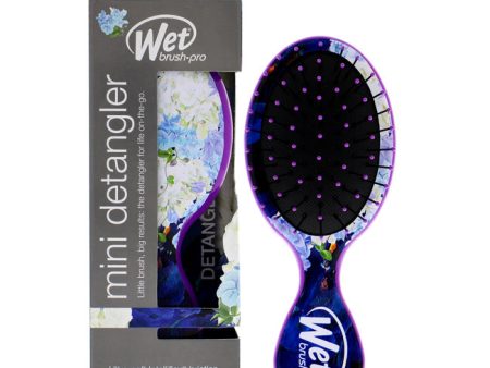 Wet Brush Pro Mini Detangler Hyper Floral Brush - Purple by Wet Brush for Unisex - 1 Pc Hair Brush Sale