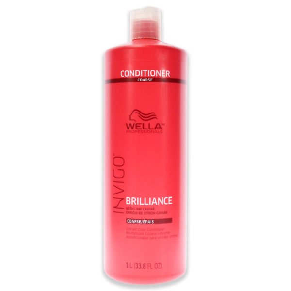 Wella Invigo Brilliance Conditioner For Coarse Hair by Wella for Unisex - 33.8 oz Conditioner Online